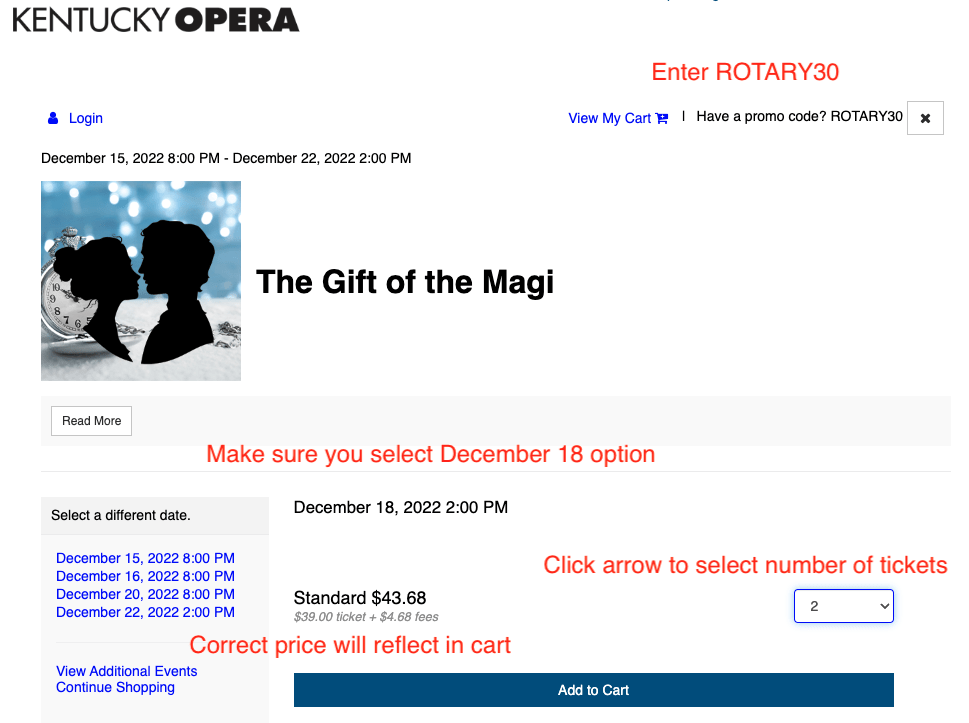 Ky Opera Tickets Screenshot