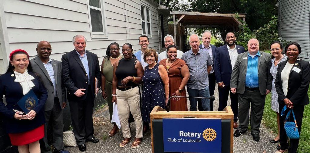 Rotary Club West Louisville Housing Initiative Media Event 8.24.2023